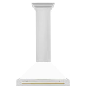 ZLINE Autograph Edition - 30 inches - Externally Vented - Wall Range Hood - White Matte