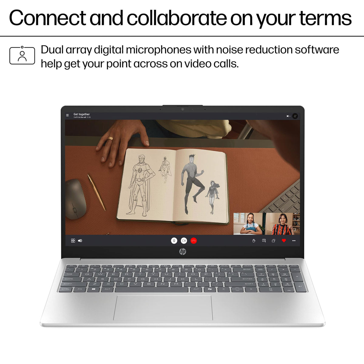 HP - 15.6" Full HD Laptop - AMD Ryzen 7 5825U 2022 - 16GB Memory - 1TB SSD - Natural Silver