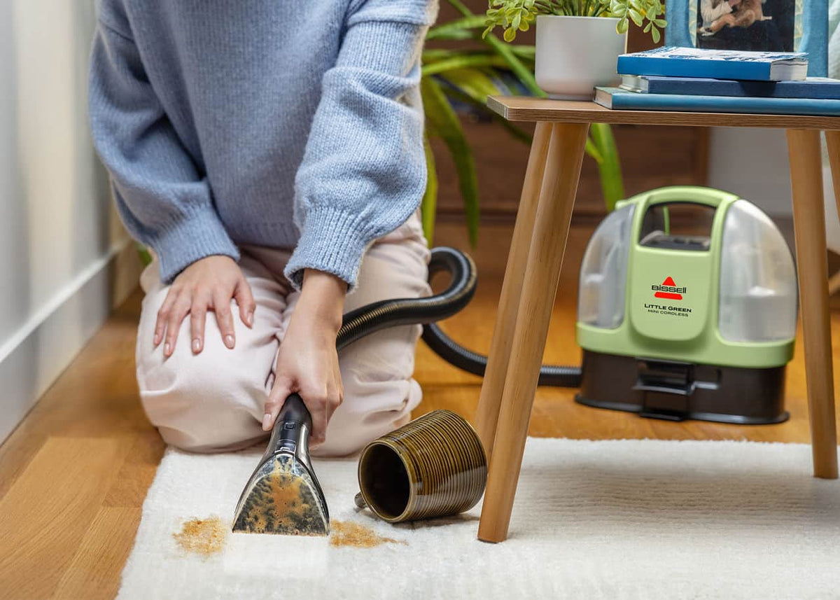 BISSELL - Little Green Mini Cordless Carpet Cleaner - Tea