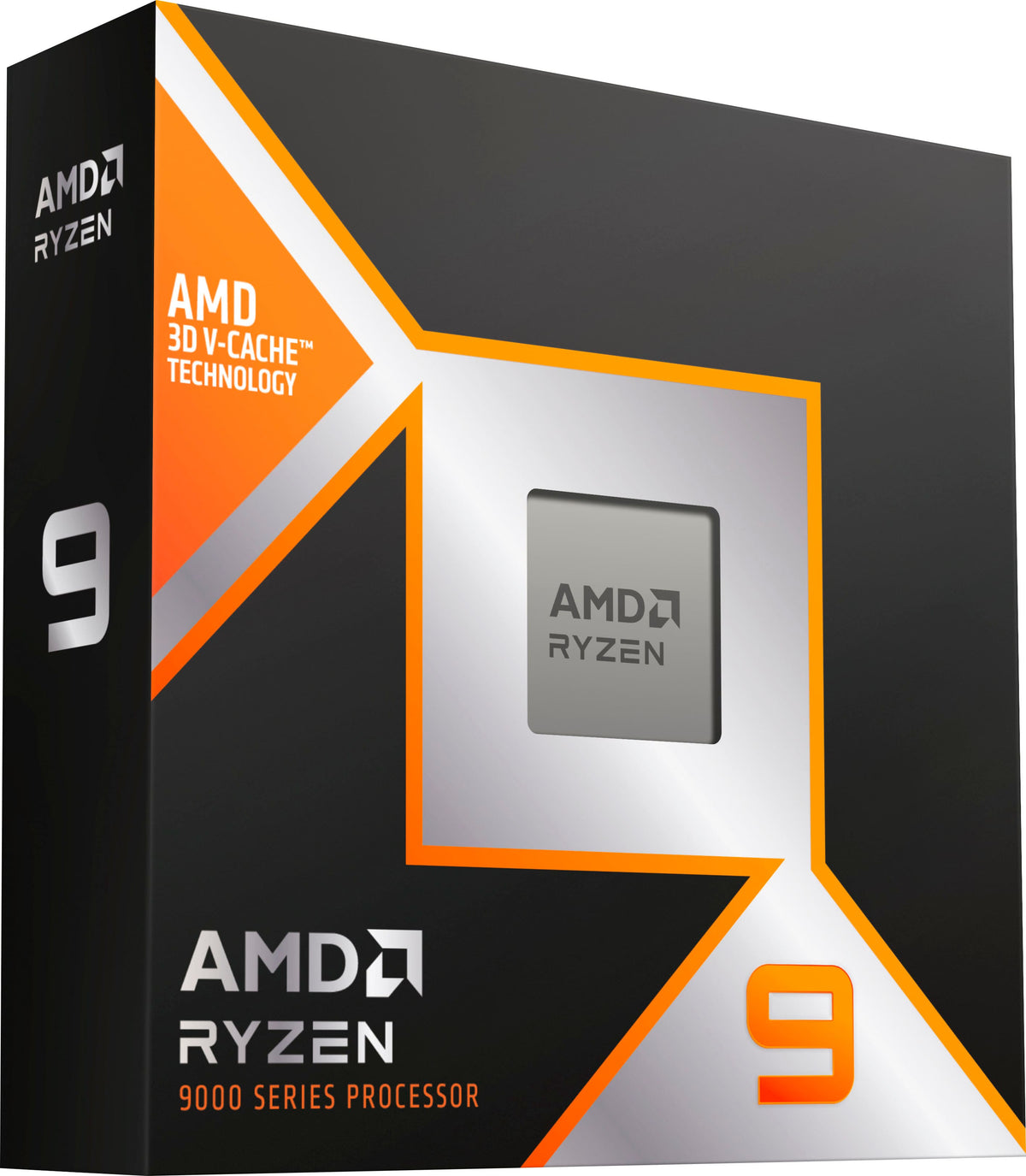 AMD - Ryzen 9 9900X3D 12-Core - 24-Thread 4.4 GHz (5.5 GHz Max Boost) Socket AM5 PCI Express 5.0 Unlocked Desktop Processor - Black