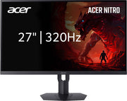 Acer - Nitro XV275U F5biipprx 27" IPS MiniLED WQHD AMD FreeSync Premium Gaming Monitor– Native 320Hz,1ms(DisplayPort, 2 x HDMI) - Black