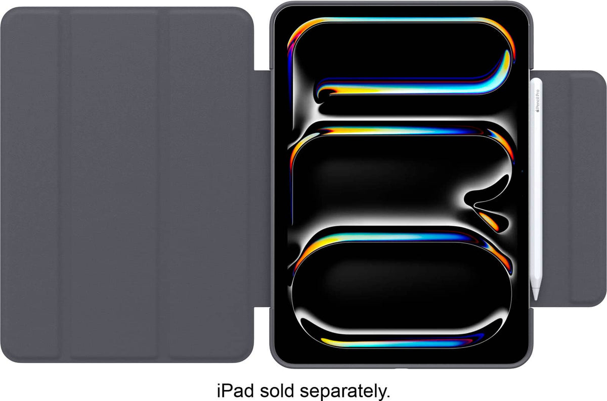 OtterBox - Symmetry Folio Series for Apple iPad Pro 11-inch (M4) and Apple iPad Pro 11-inch (M5) - Thunderstorm