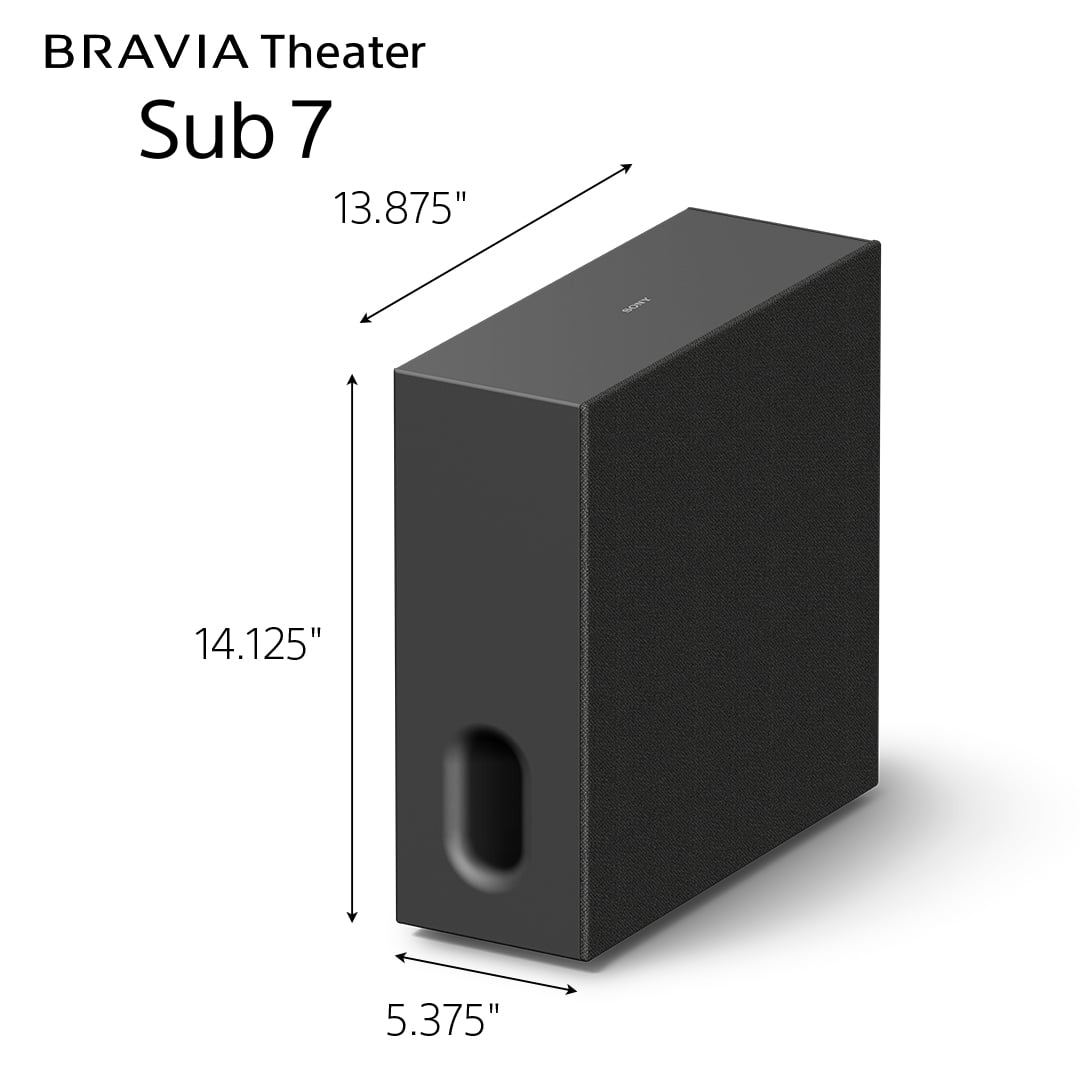 Sony - BRAVIA Theater Sub 7 Wireless Subwoofer - Black