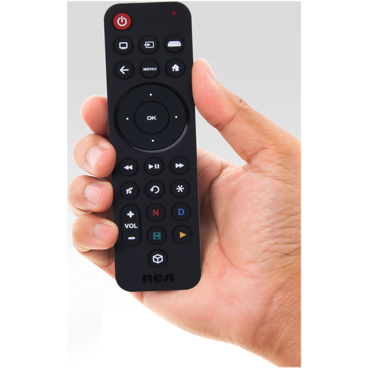 RCA - Rechargeable 3-Device Universal Remote - Black