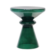 Aventura - Sculptural Blown Glass Accent Table - Green