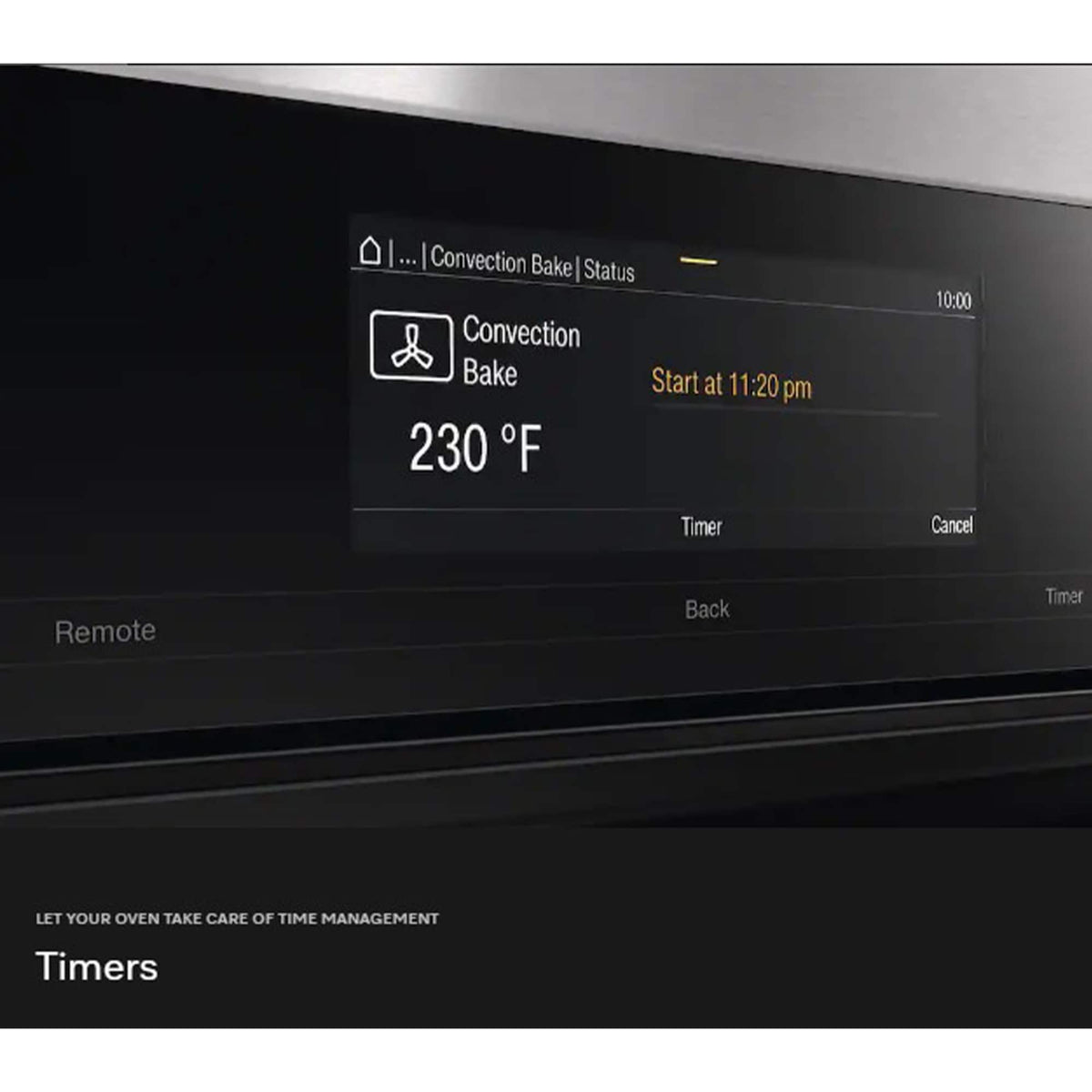 Miele - H7880 BPX 30" ArtLine Handleless M Touch Convection Oven 4.59 cu ft - Obsidian Black