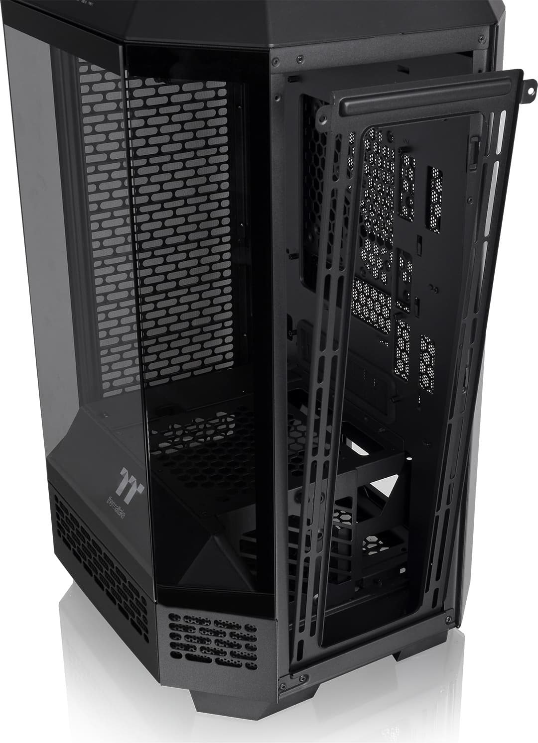 Thermaltake - The Tower 300 Micro ATX PC Case - Black