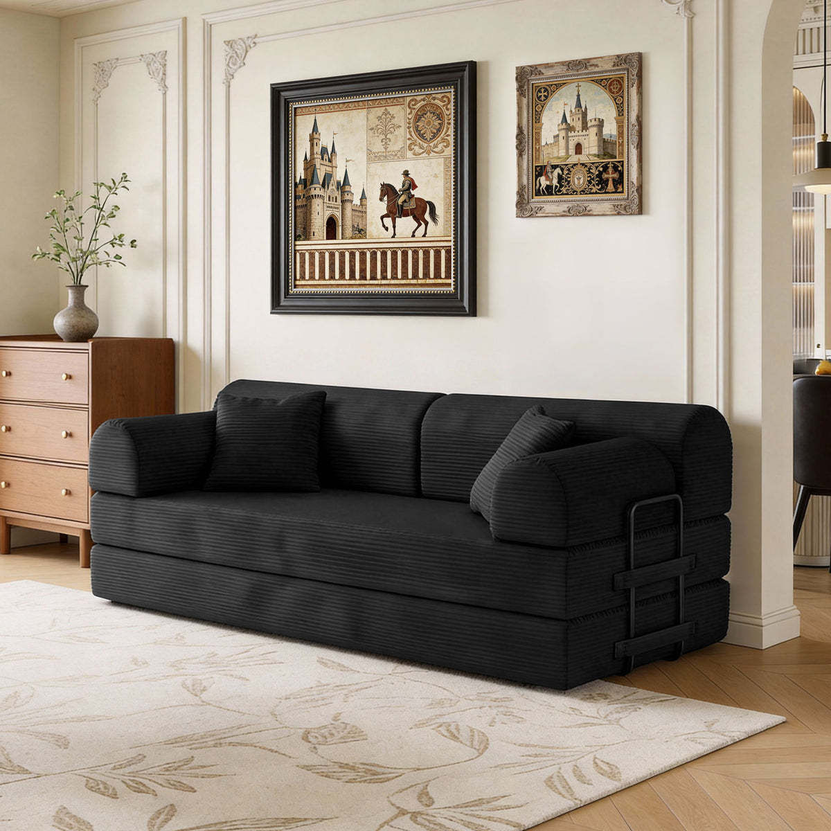 Sofá cama convertible para sala de estar