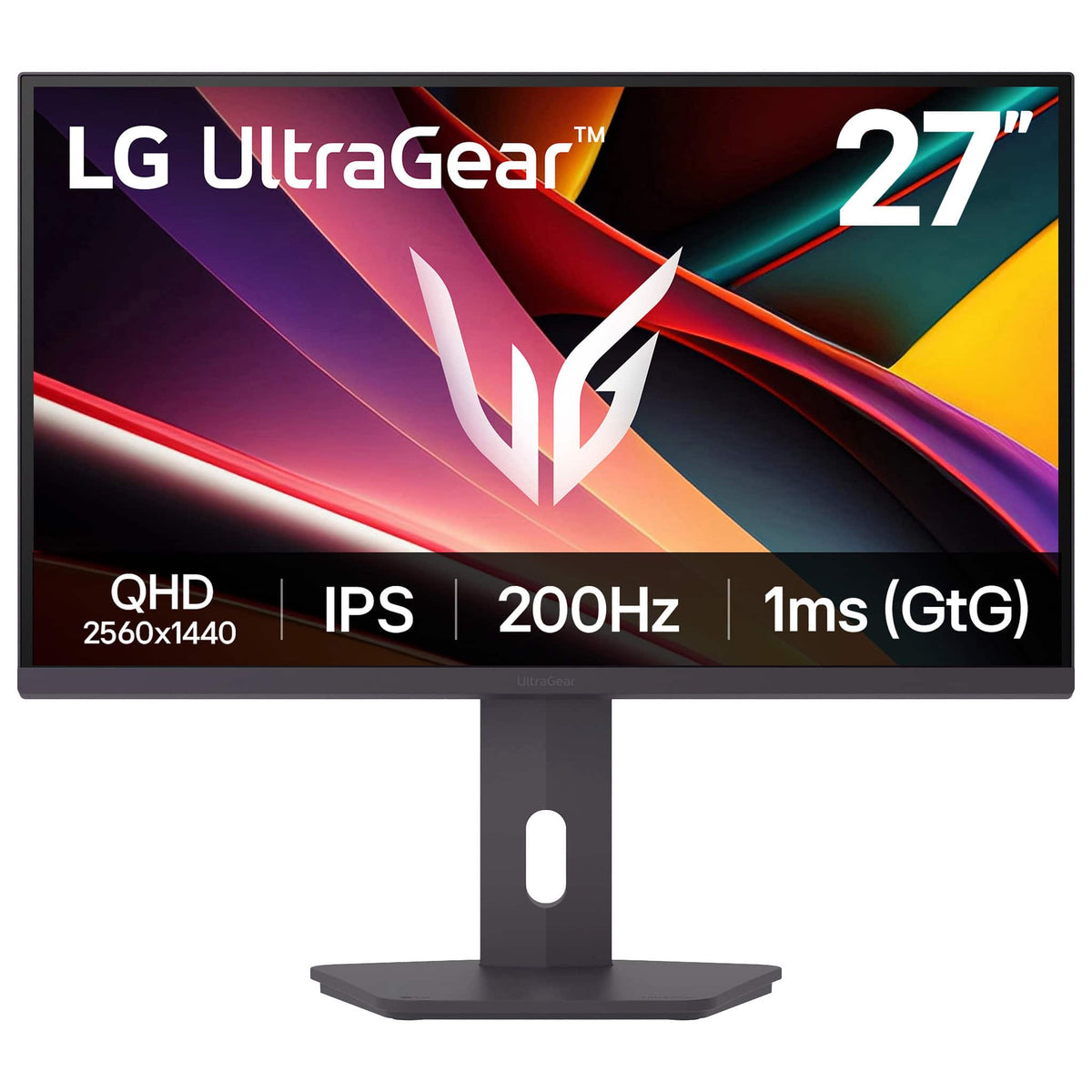 LG - UltraGear 27" IPS QHD 200Hz Gaming Monitor with DisplayHDR 400 (HDMI, DisplayPort) - Black
