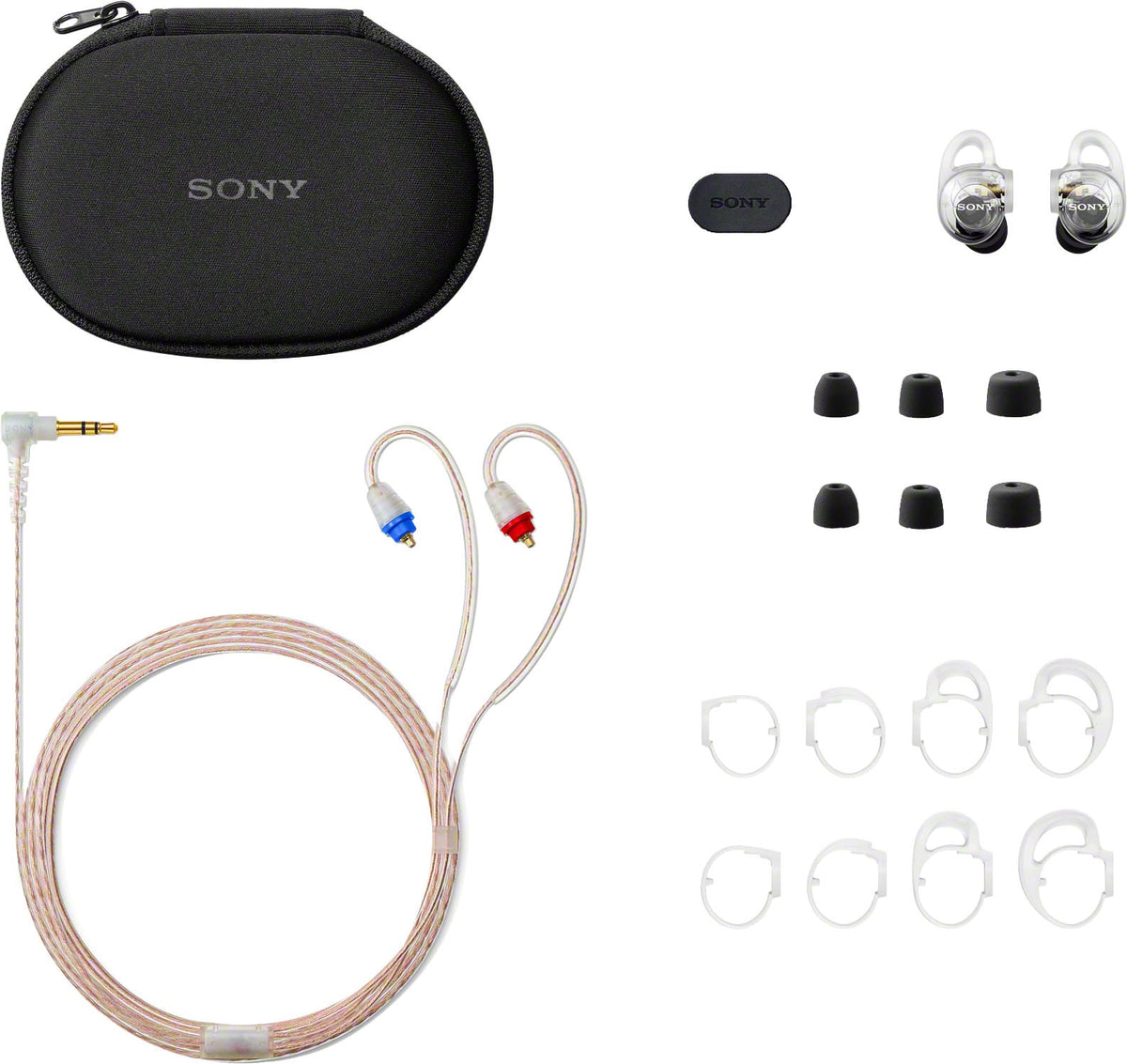 Sony - IER-M500 In-Ear Monitor Earphones - White