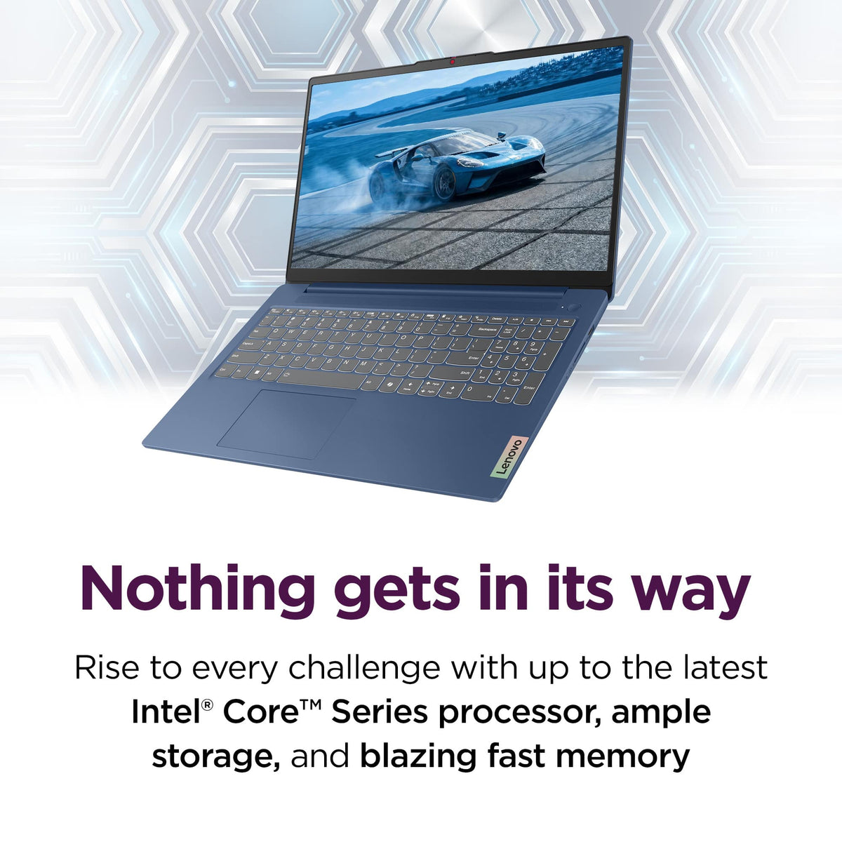 Lenovo - IdeaPad Slim 3i 15.6" Full HD Laptop - Intel Processor N150 2024- 8GB Memory - 128GB UFS - Abyss Blue
