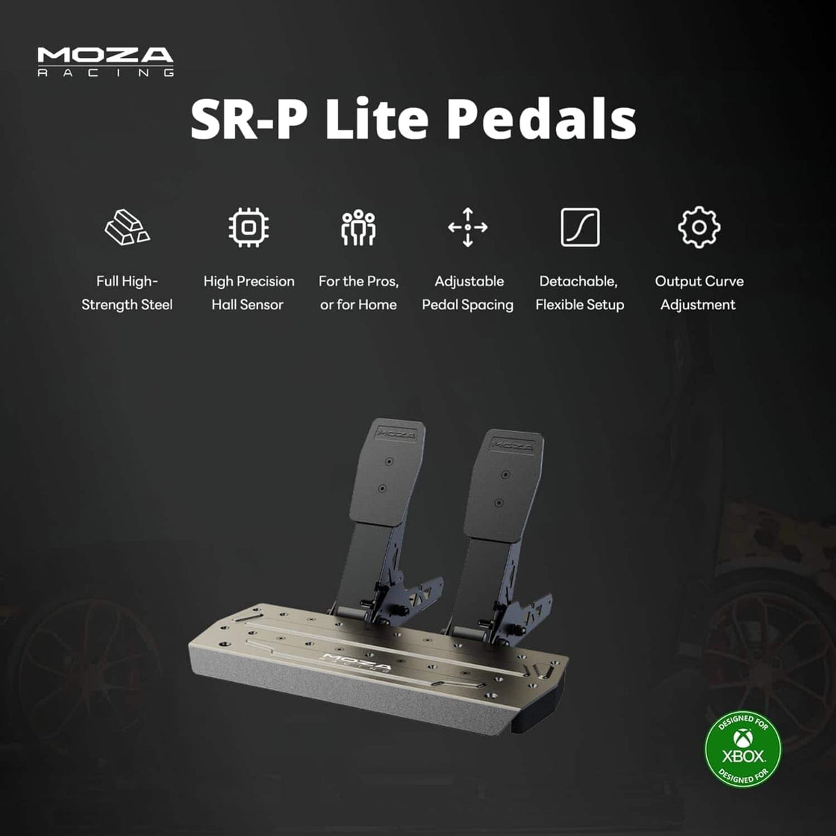 Moza Racing - R3 Direct Drive Sim Racing Bundle with 3.9Nm force for Xbox One, Xbox Series X|S, and PC (Pedals, Wheelbase, & Wheel) - Black