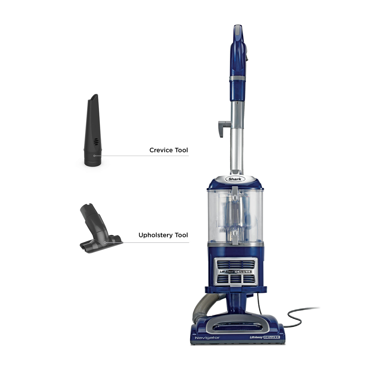 Shark - Navigator Lift-Away Deluxe Upright Vacuum with Anti-Allergen Complete Seal - Blue