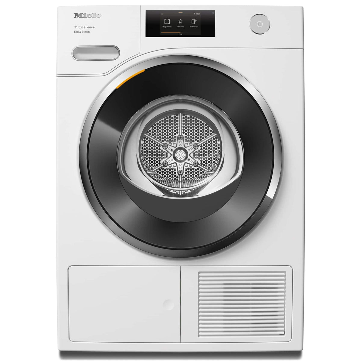 Miele - TXR960WP 24" 4.03 cu ft Electric Heat Pump Dryer - Lotus White