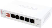 ASUS - QG-U1050 5-Port 2.5G Unmanaged Ethernet Switch - White