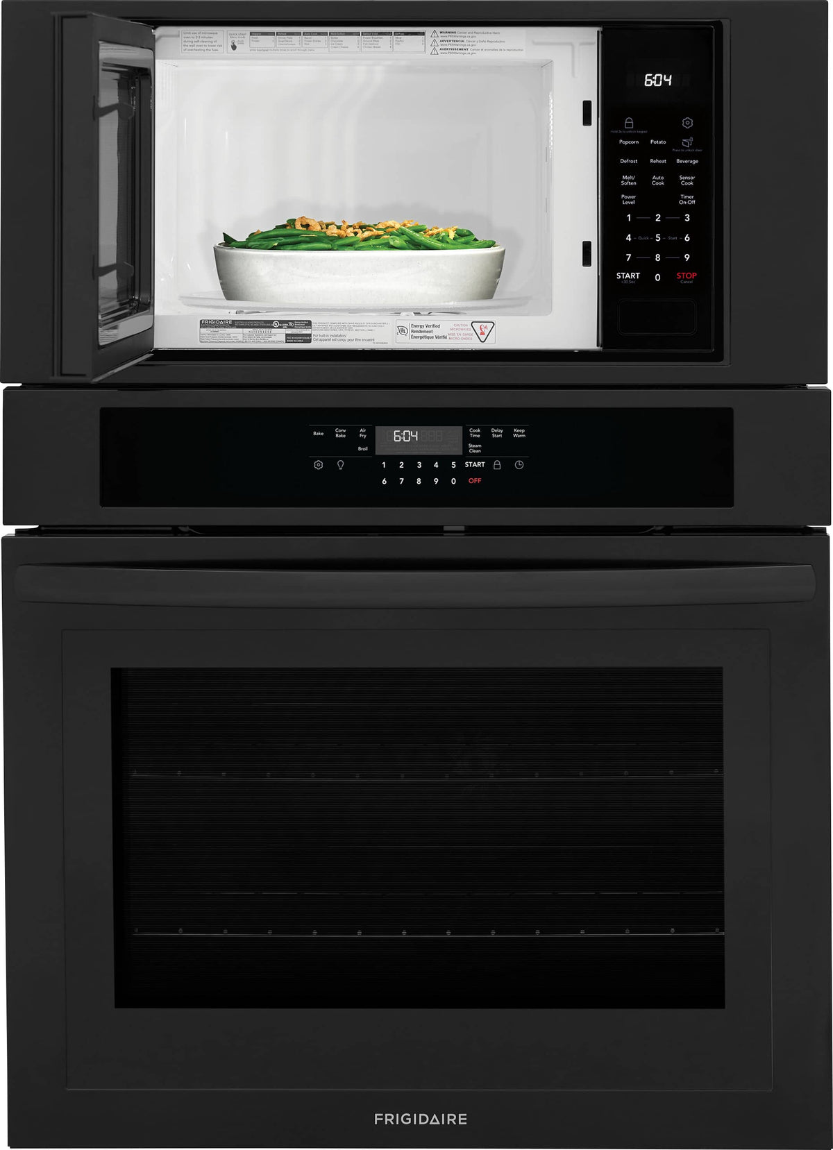Frigidaire - 30" Microwave Combination Oven with Air Fry - Black