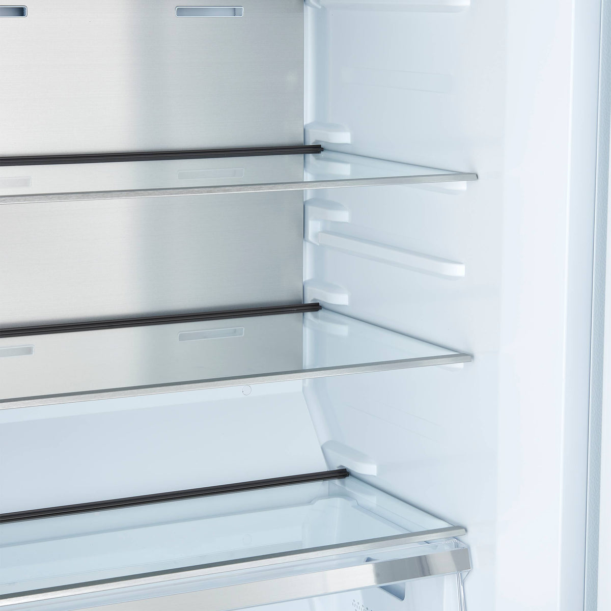 Forno Appliances - Maderno 13.6 Cu. Ft. Right Swing Upright Convertible Freezer with Antique Brass Handles - White