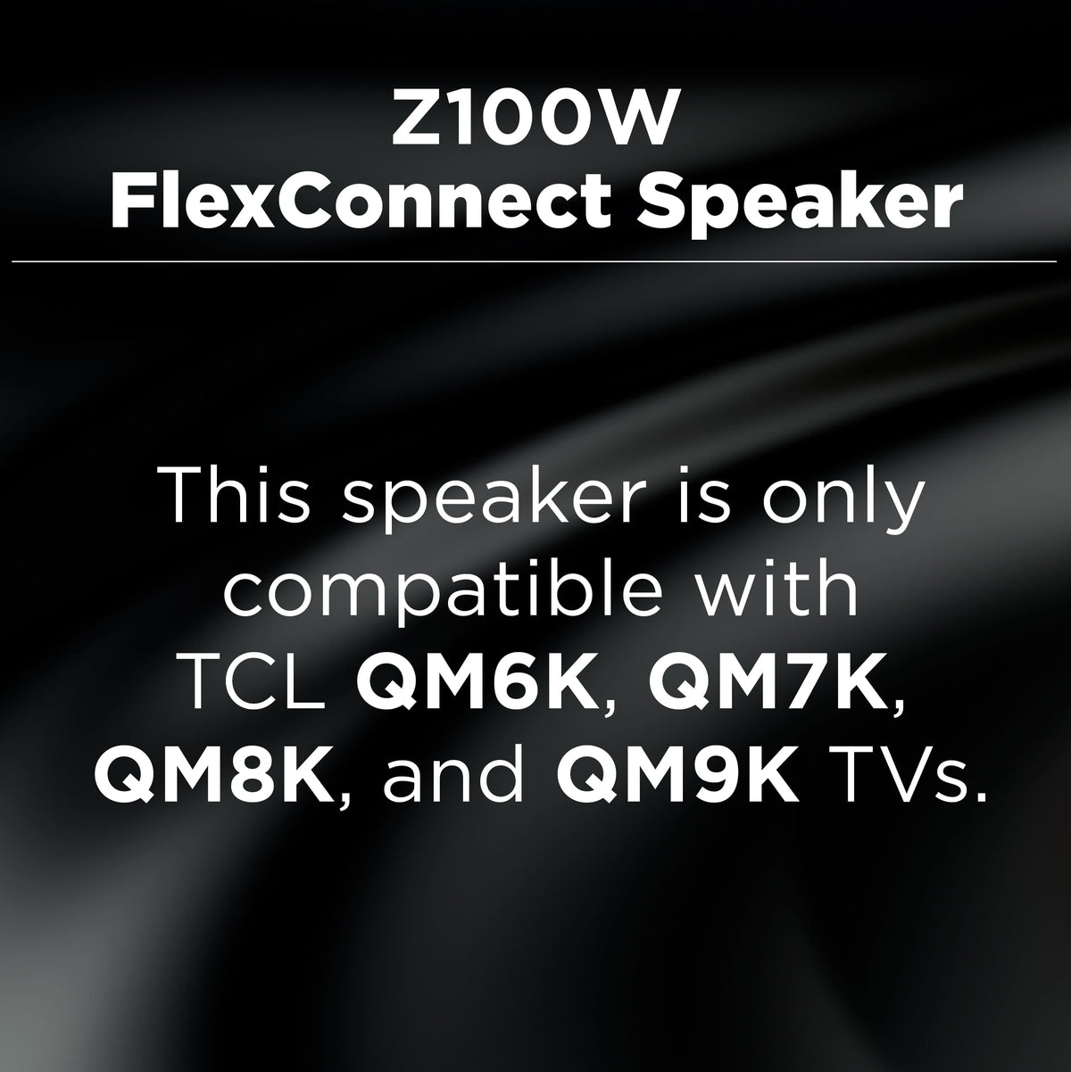 TCL - Z100 Wireless Home Theater Speaker with Dolby Atmos FlexConnect Technology - Black