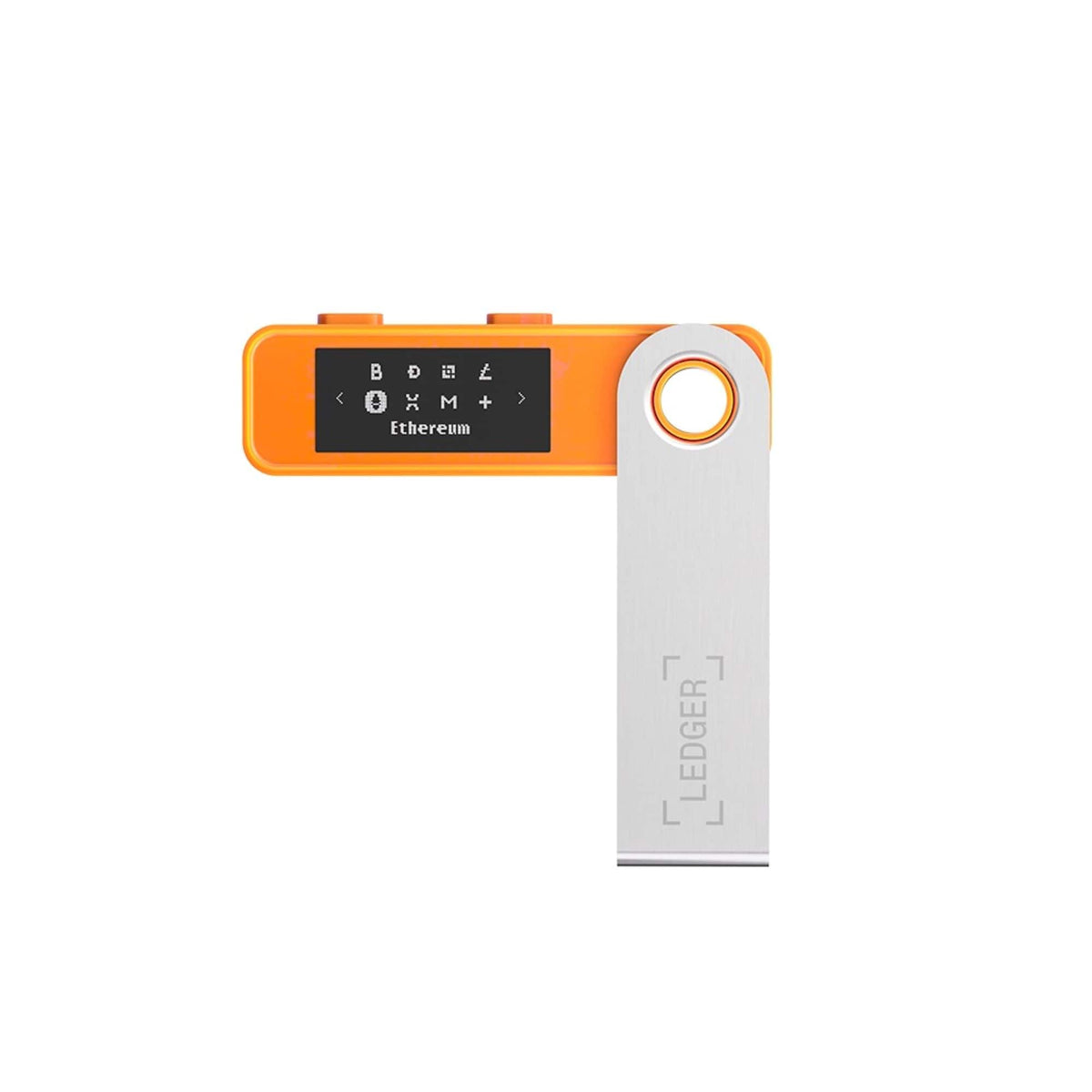Ledger - Nano S Plus Crypto Hardware Wallet - BTC Orange