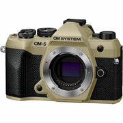 Olympus - V210070MU000 4K Video Mirrorless Camera Body Only - Sand Beige