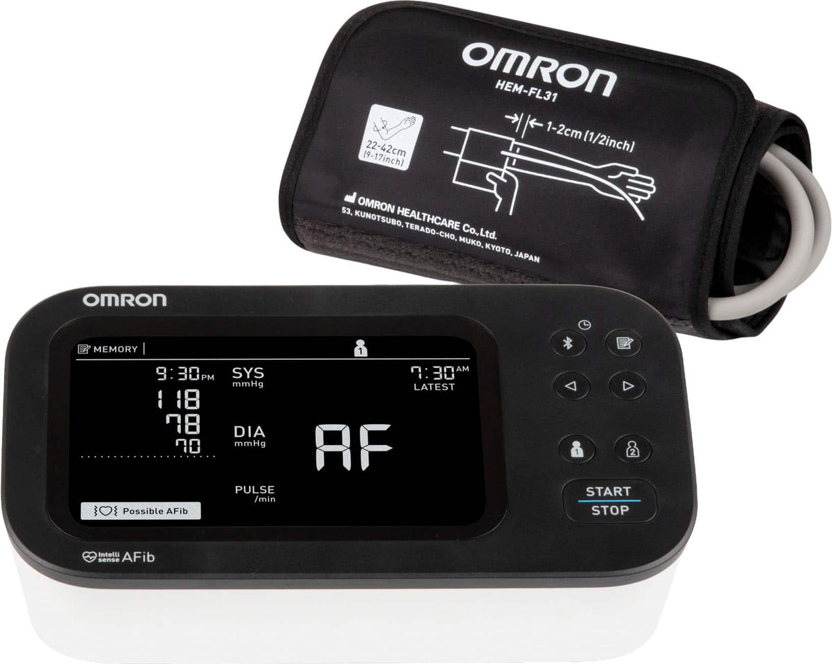 Omron - 10 Series Upper Arm Blood Pressure Monitor - Black