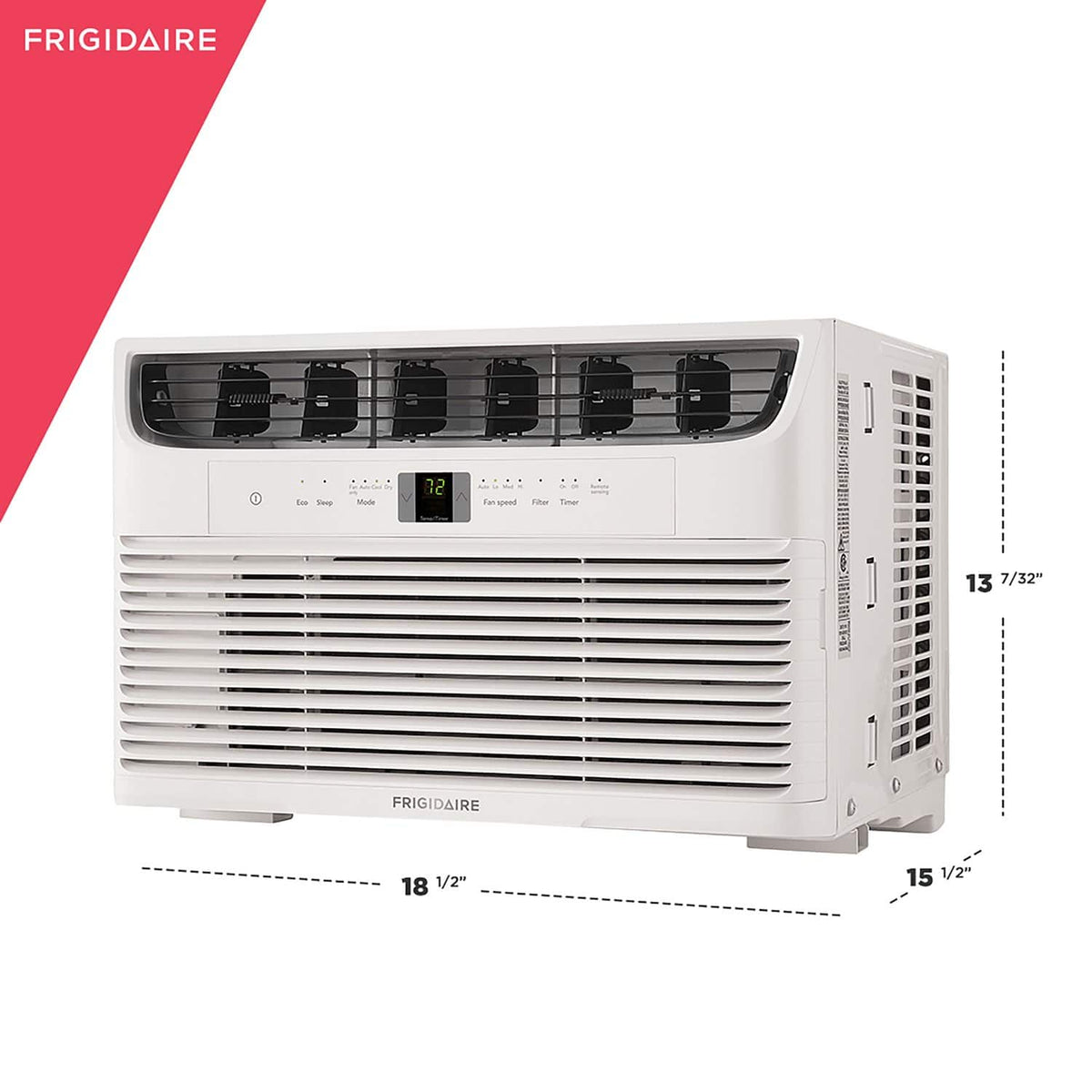 Frigidaire - 250 Sq. Ft. 6,000 BTU Window-Mounted Air Conditioner - White