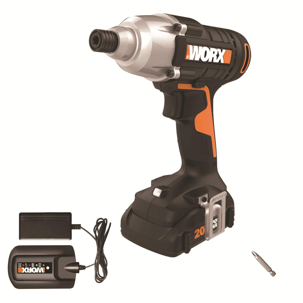 WORX - WX291L 20V PowerShare Cordless Impact Driver - Black