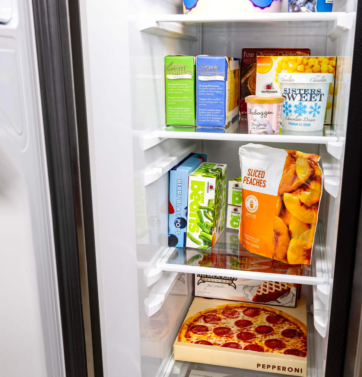 GE - 36 in. Wide ENERGY STAR 27.9 Cu. Ft. Side-By-Side Refrigerator with Extra Tall Dispenser and In-Door Icemaker - Stainless Steel