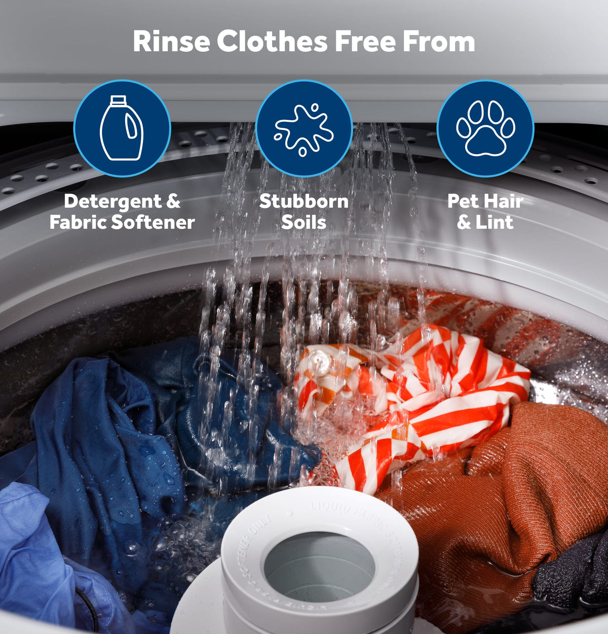 GE - 4.0 Cu. Ft. High-Efficiency Top Load Washer with Water Level Control - White