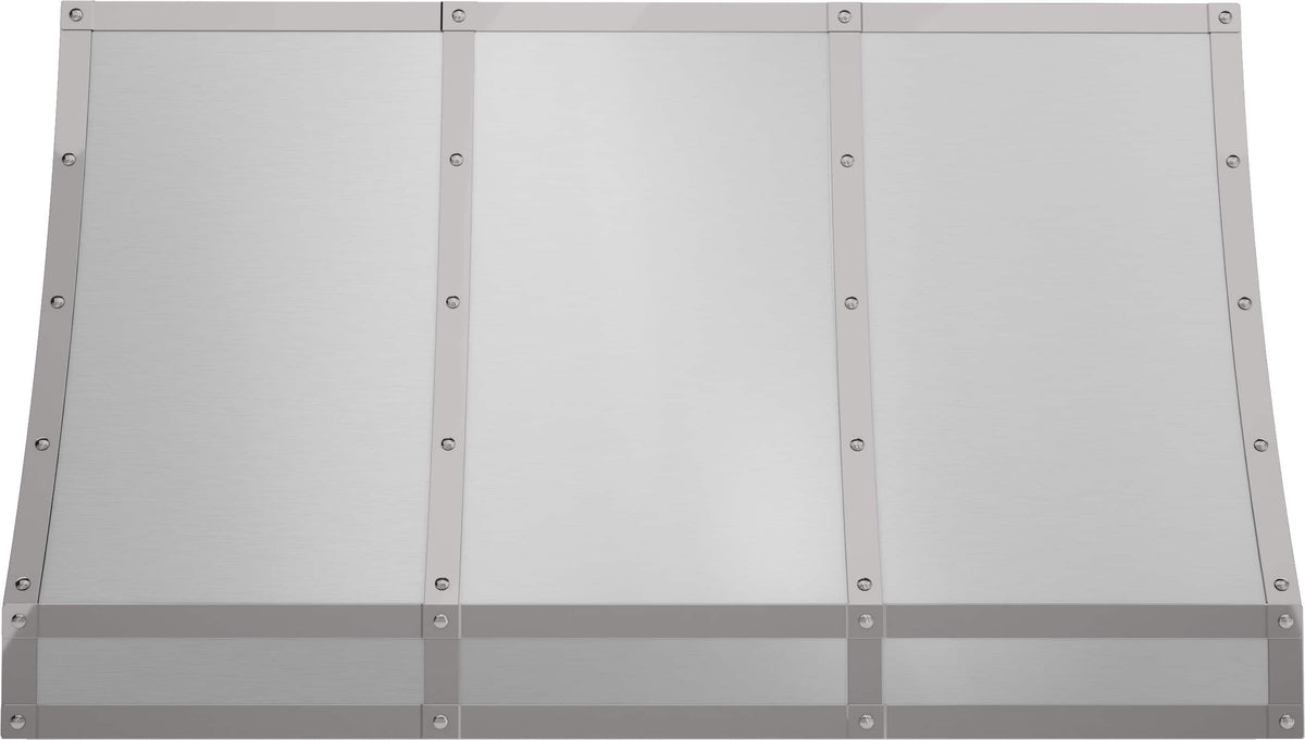 Zephyr - 48 inches - Convertible - Shell Range Hood - Stainless Steel