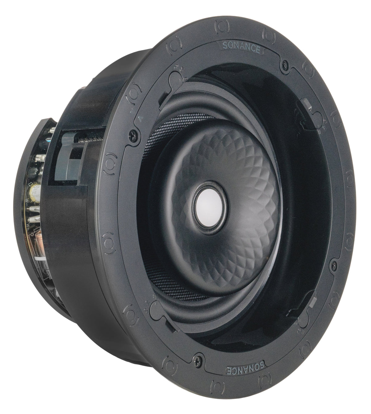 Sonance - VX86R SST SINGLE SPEAKER - Visual Experience Series 8" 2-Way Single Stereo In Ceiling Speaker (Each) - Paintable White