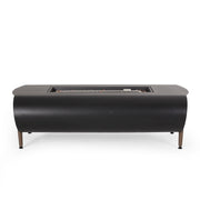 Vernon - Rectangle Fire Pit 50, 000 Btu - Dark Gray