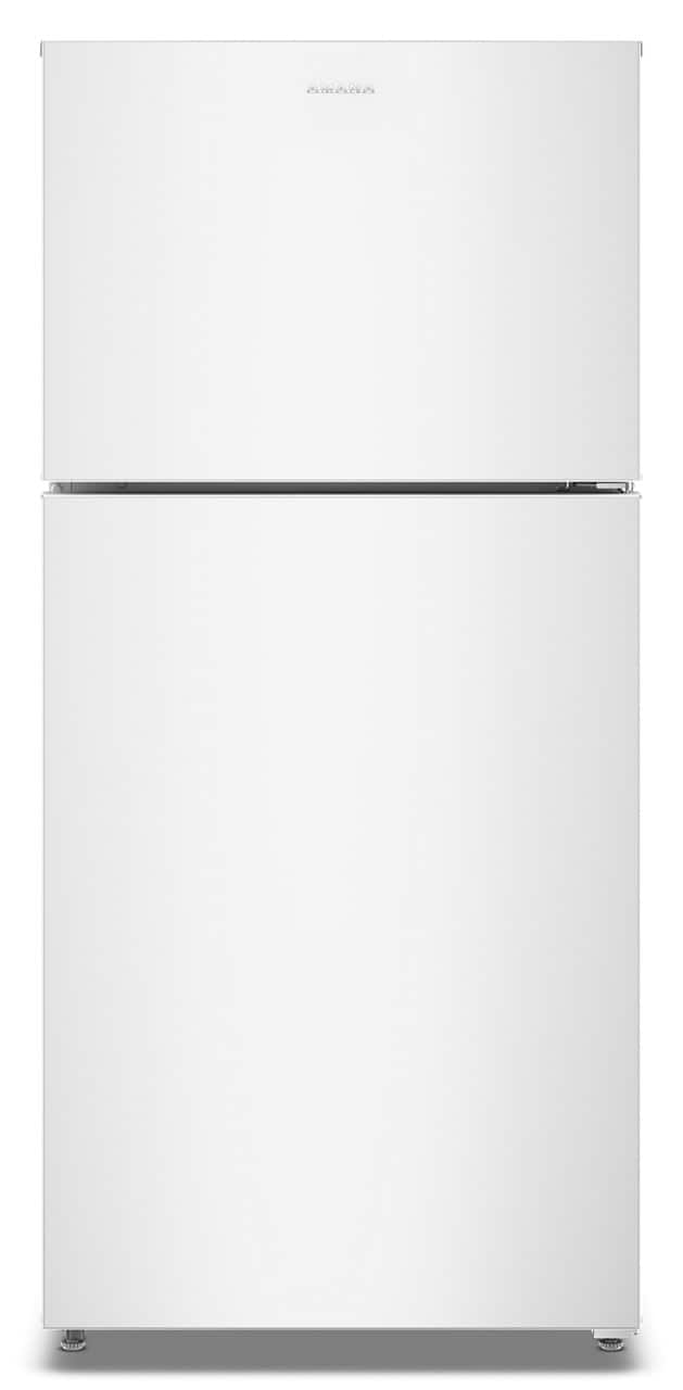 Amana - 30 in. Wide 19 cu. ft.Garage Ready Top-Freezer Refrigerator and - White