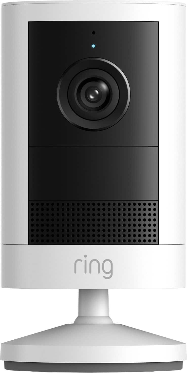 Ring - Outdoor Cam 2K, Battery - Wide-Angle Retinal 2K Video, 6x Enhanced Zoom, Night Vision - Matte White