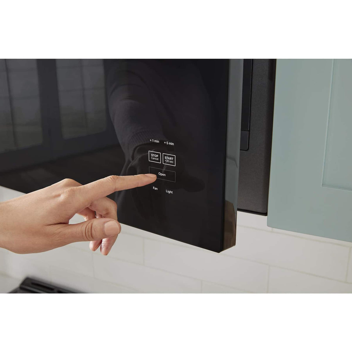 Whirlpool - 1.1 Cu. Ft. Over-the-Range Microwave with Flush Built-in Design - Stainless Steel