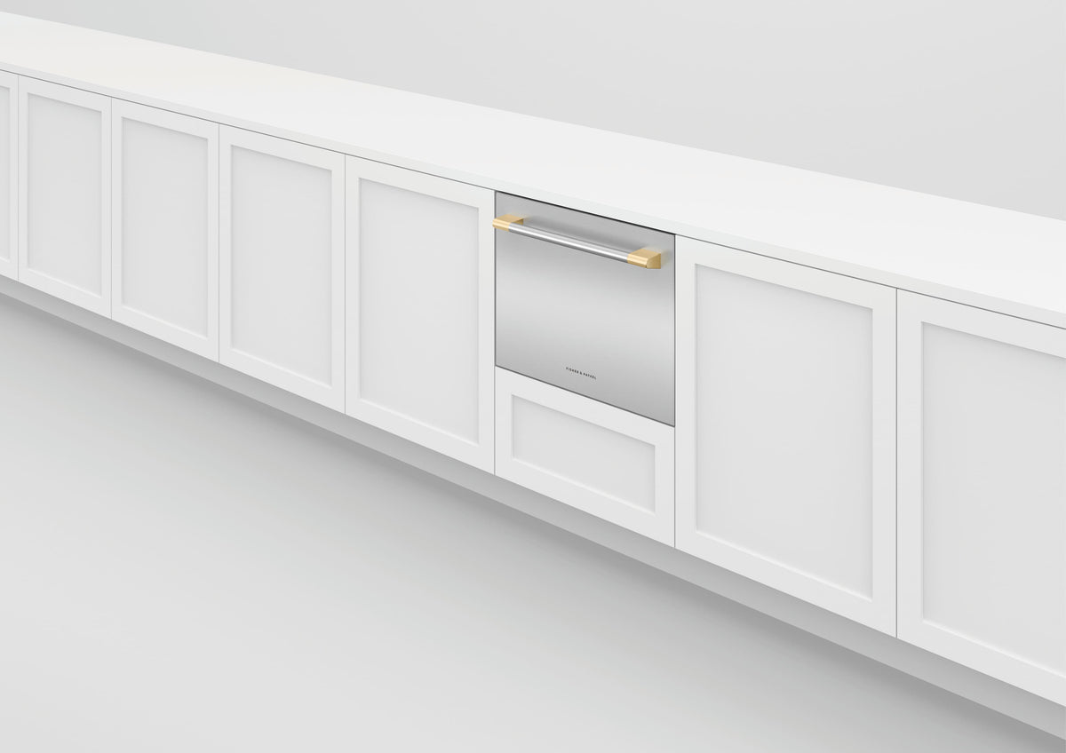 Fisher & Paykel - Pro Round Flush 24 in Handle Kit for Dishwasher - Brass