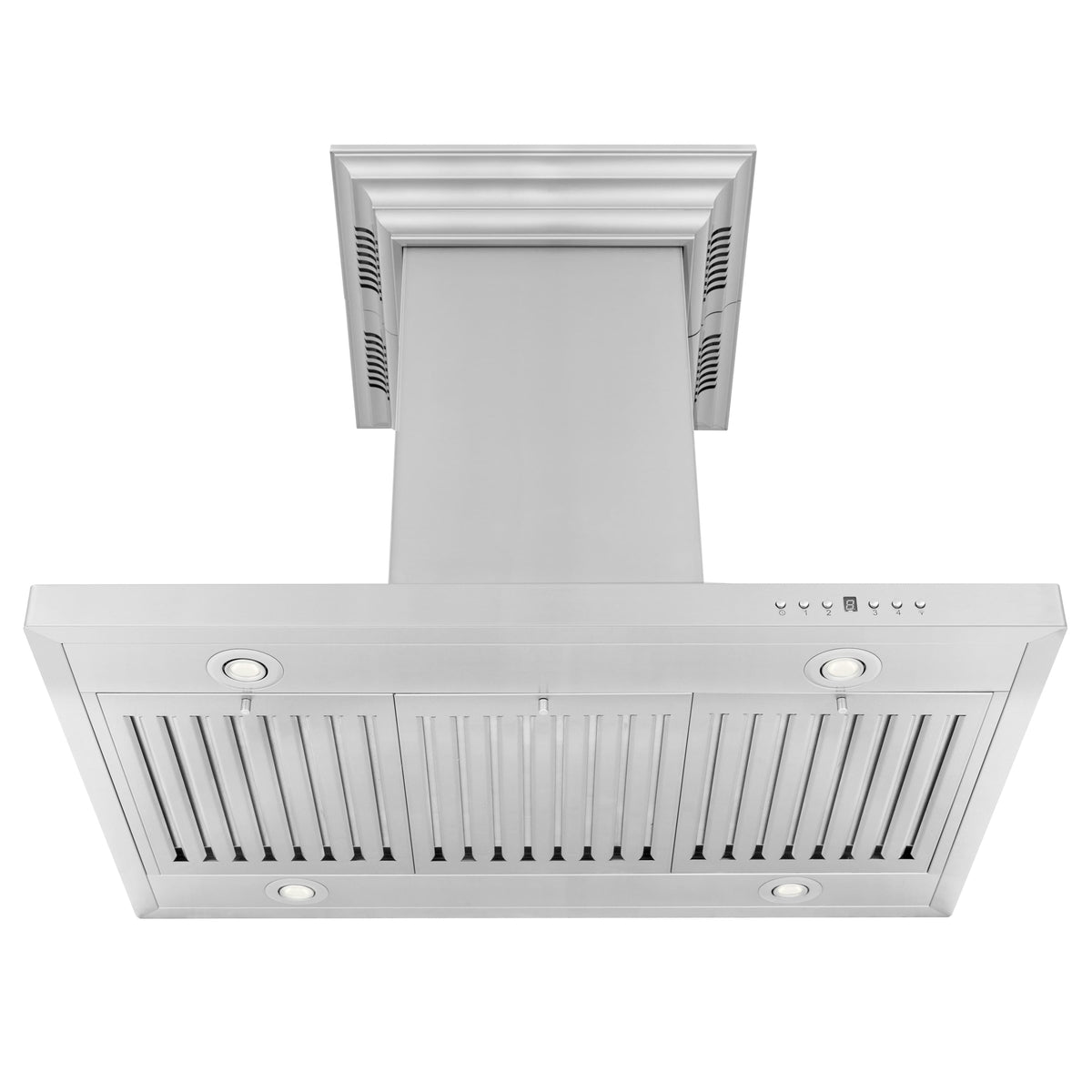 ZLINE - 30 inches - Externally Vented - Island Range Hood - Stainless Steel