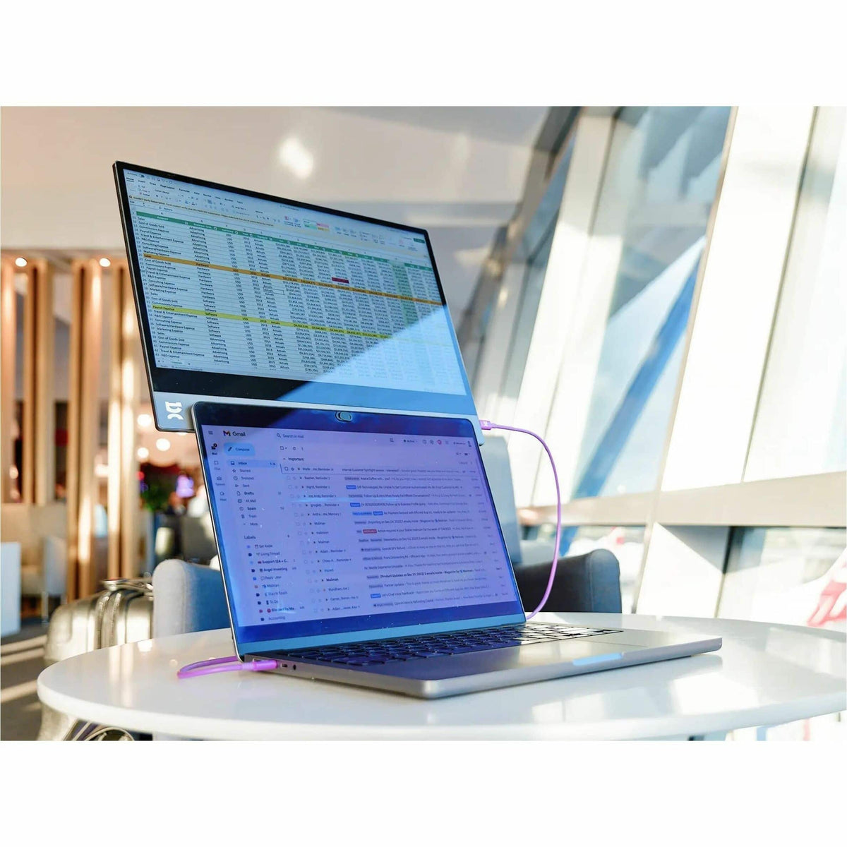 Espresso Displays - 15.6" IPS LED FHD Monitor (VGA, USB, HDMI, DVI) - Black