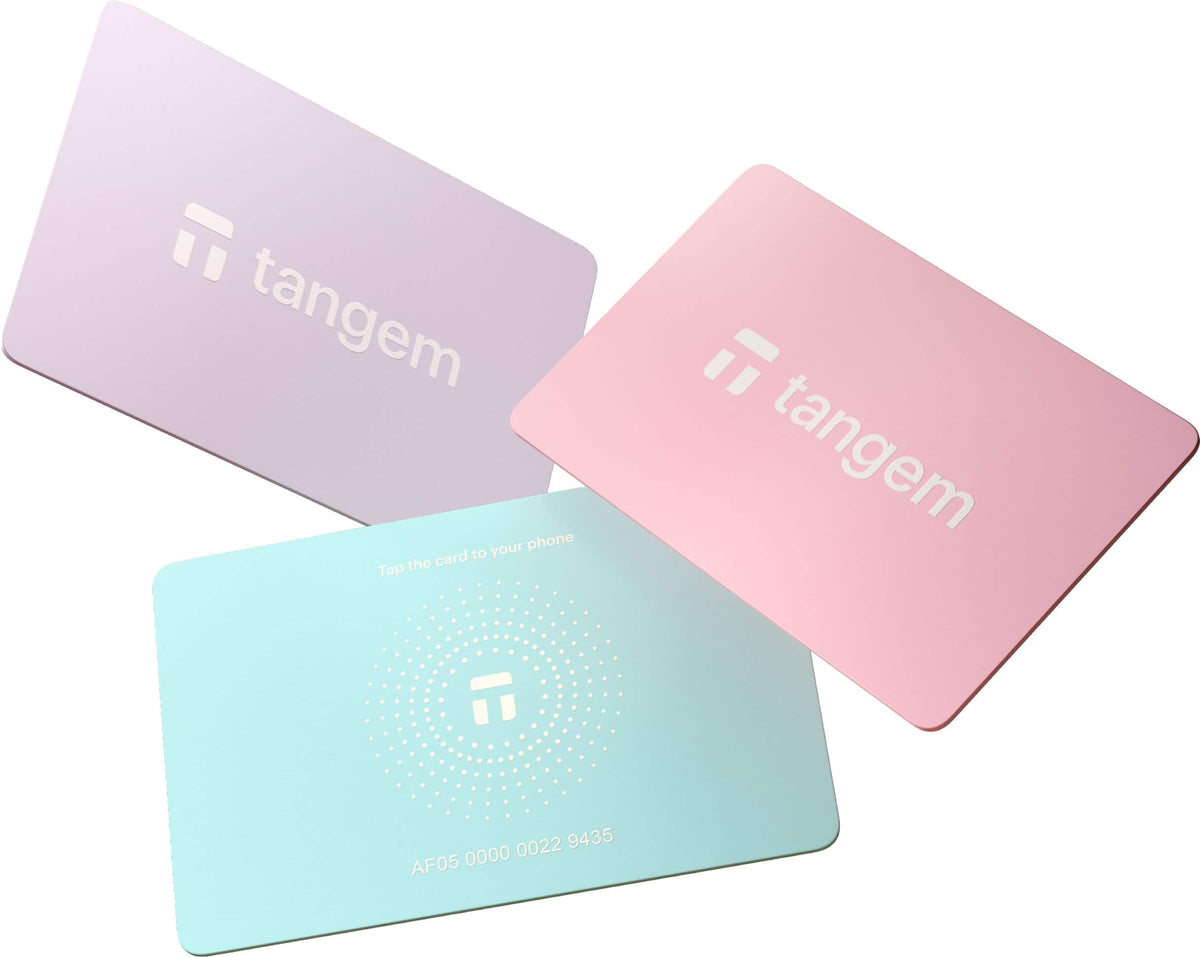 Tangem - Wallet Blush Sky - 3 pack - Multicolor