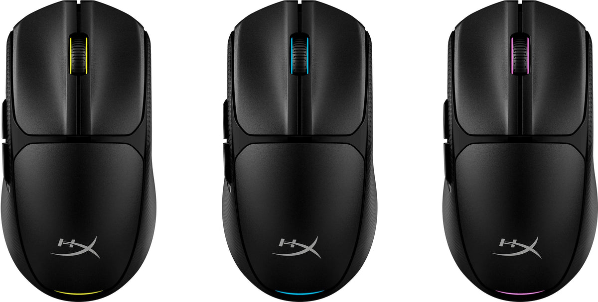 HyperX - Pulsefire Fuse Lightweight Wireless Optical Gaming Mouse with RGB Lighting - Wireless - Black