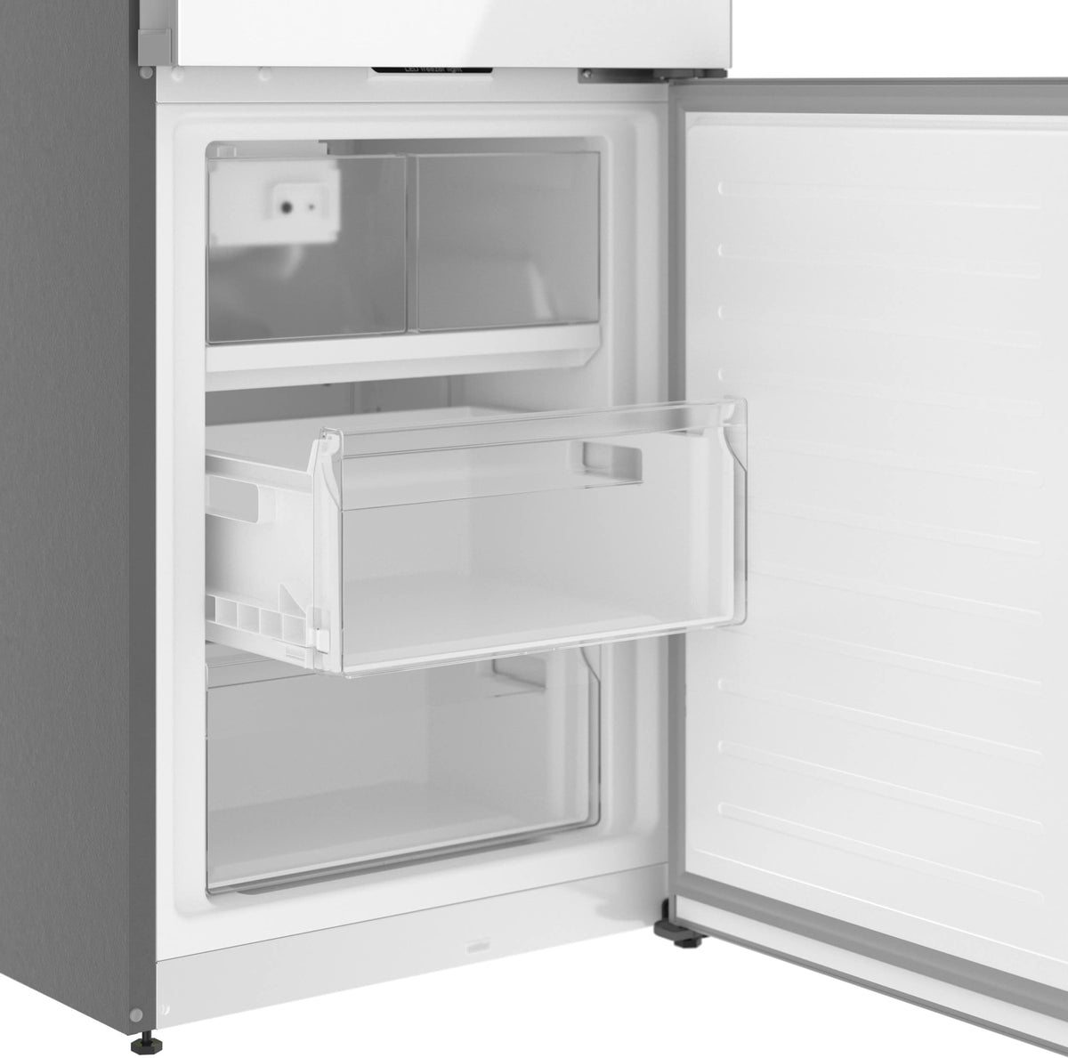 Bosch - 800 Series 24 in. Wide 12.8 Cu. Ft Bottom Freezer Counter-Depth Smart Refrigerator with Internal Ice and Water Dispenser - White