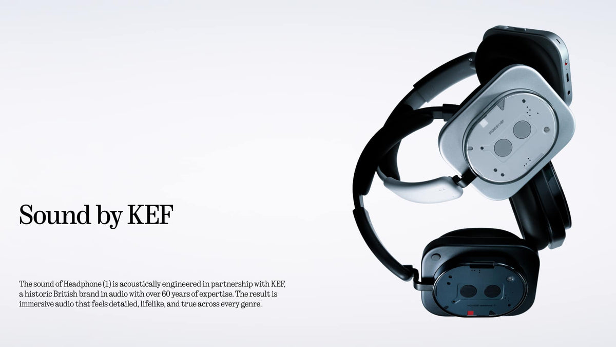 Nothing - Headphone (1) Wireless Over-Ear Bluetooth Headphones - White