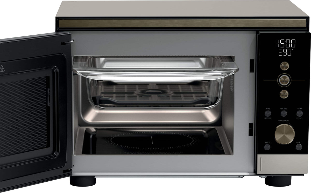 Ninja - Crispi Microwave and Air Fryer with FusionCrisp Technology - Stone Gold