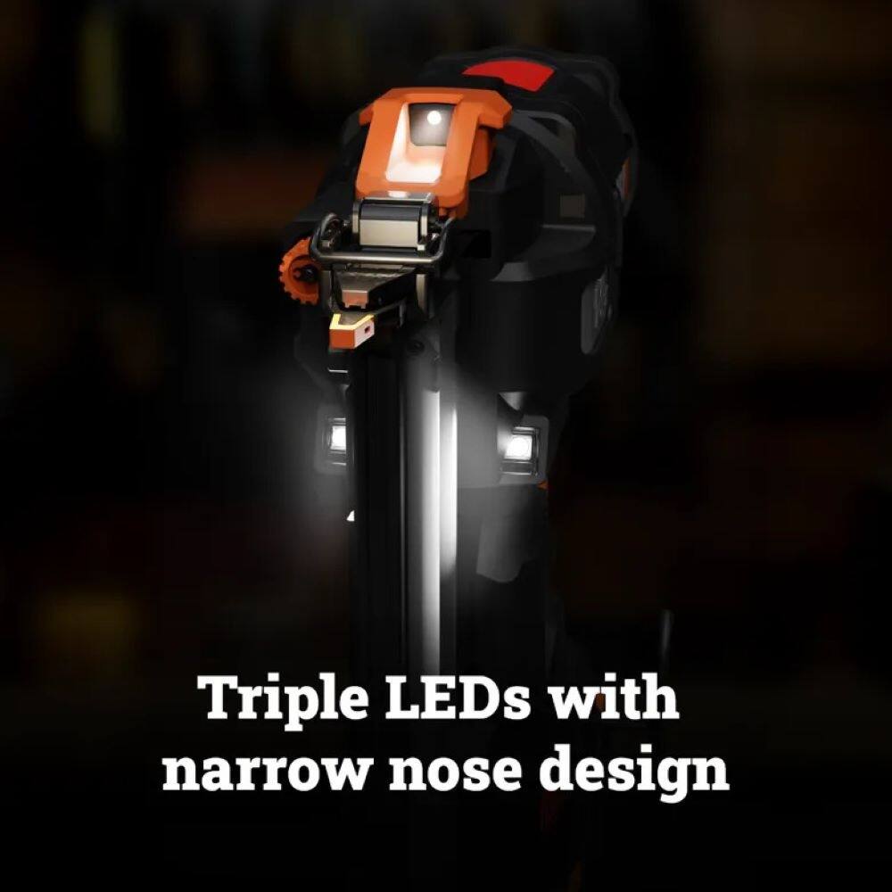 WORX - Nitro WX838L 20V PowerShare Cordless 18GA Brad Nailer (Battery & Charger Included) - Black