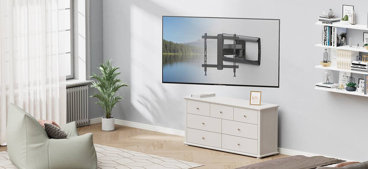 ErgoAV - 39″ to 65″ Full Motion TV Mount - Black