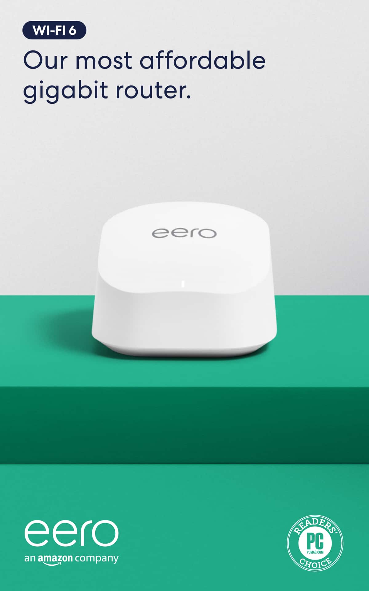 eero - 6+ mesh wifi router - White