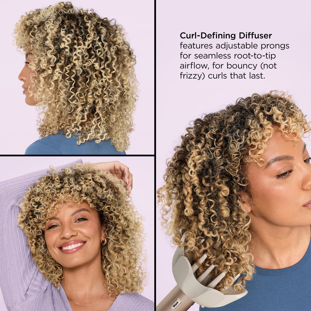 Shark - FlexStyle Air Styling & Drying System, Powerful Hair Blow Dryer and Multi-Styler - Stone Straight & Wavy