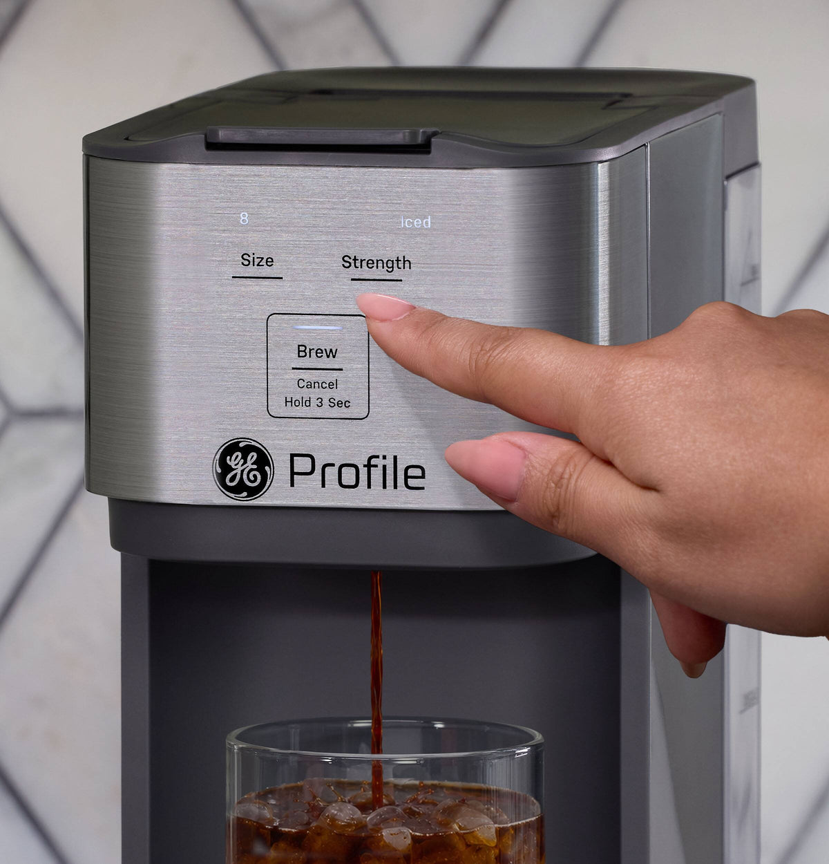GE Profile - Brewpal Single-Serve Coffee Maker - Stainless Steel