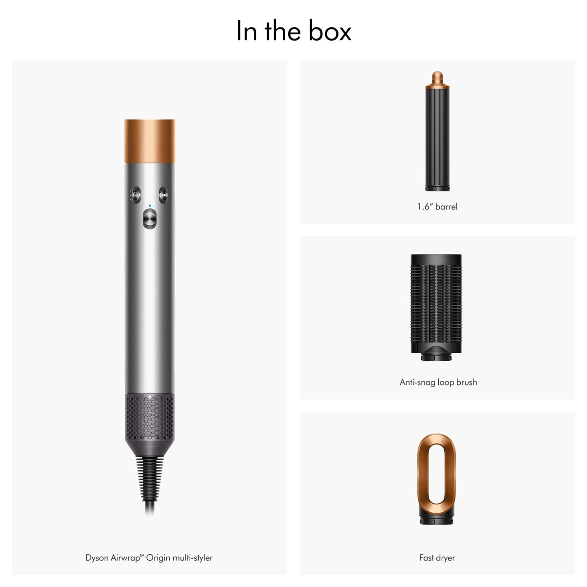 Dyson - Airwrap Origin Multi-Styler & Dryer - Nickel/Copper