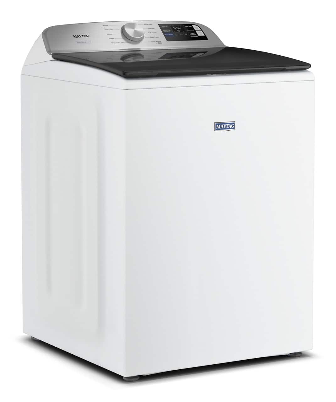 Maytag - 5.3 Cu. Ft. High-Efficiency Smart Top Load Impeller Washer with Extra Power - White
